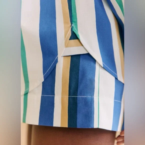 NWT Sézane x Momonì Nicolo Shorts in Multico Size 38/6 - Picture 4 of 7